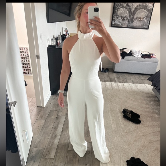 Heather Jumpsuit in White Lovers and Friends - Picture 2 of 3